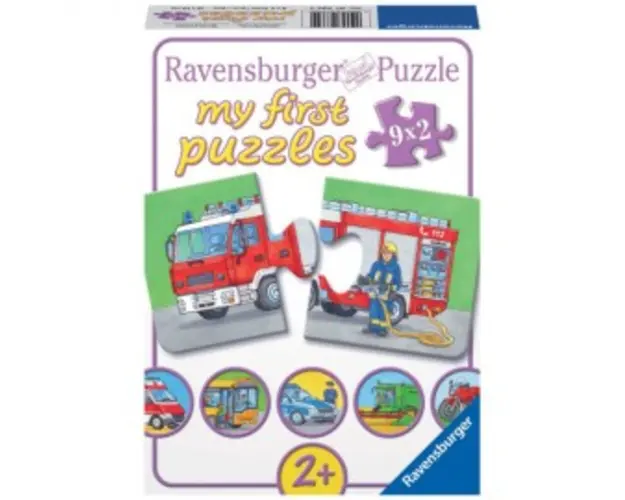 Puzzle vehicule motorizate 9x2 piese