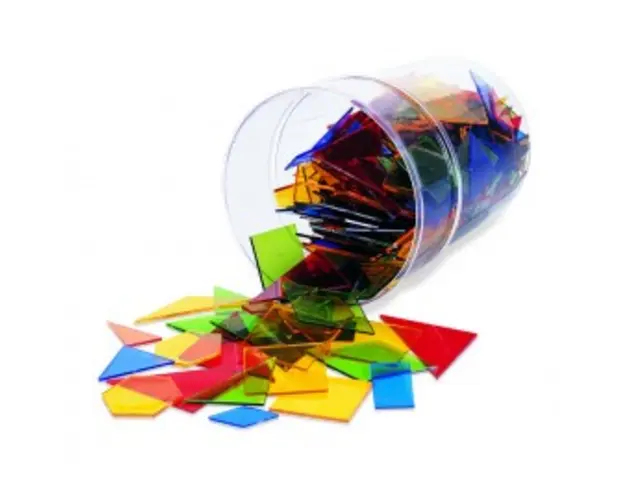 Poligoane colorate - set 450 buc