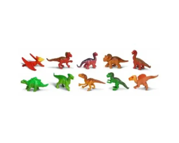 Tub figurine Pui dinozaur