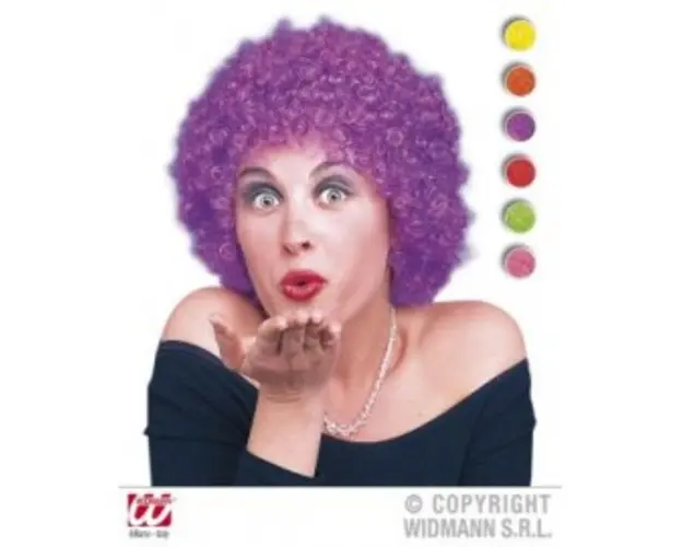 Peruca clown creata