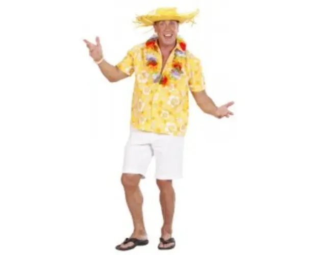 Bluza hawaii galbena