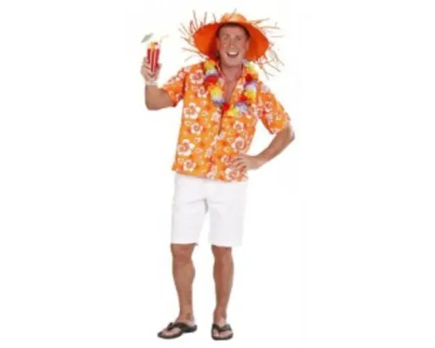 Bluza hawaii portocalie