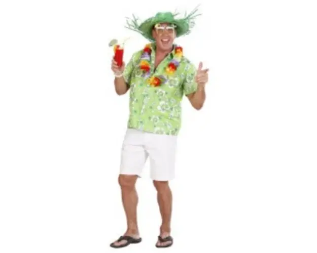 Bluza hawaii verde