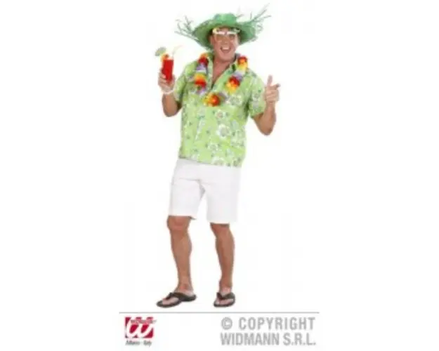 Bluza hawaii verde
