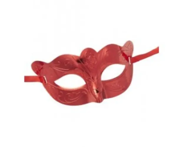 Masca metalica rosie