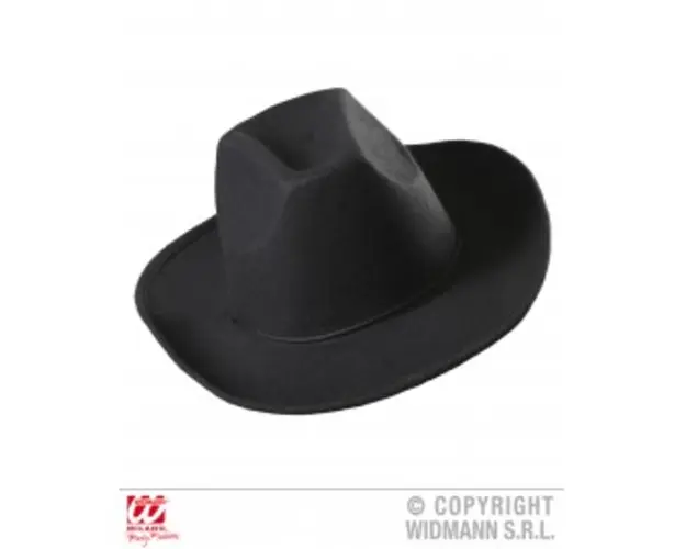 Palarie cowboy neagra