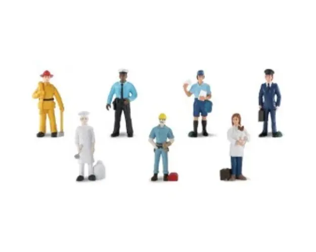 Tub 7 figurine - Meserii - Oameni la lucru