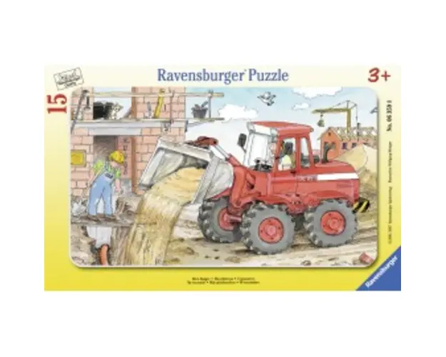 Puzzle excavator 15 piese