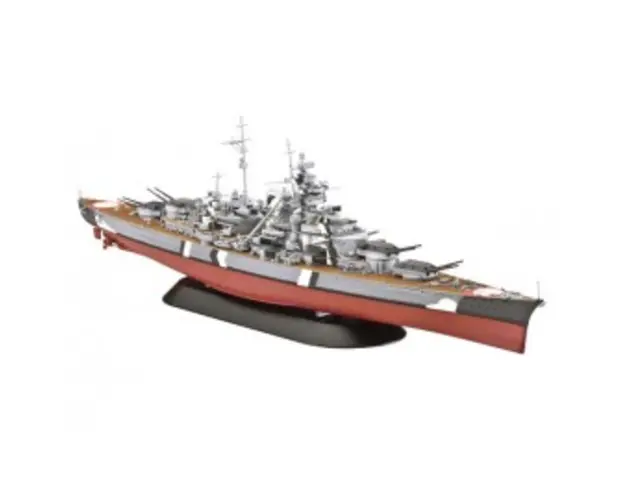 Macheta Vas de Razboi Bismarck - Revell 5098, scara 1:700