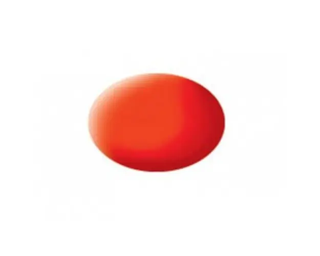 Aqua luminous orange mat