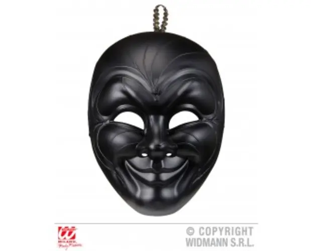 Masca venetiana neagra - marimea 158 cm