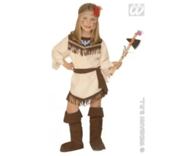 Costum carnaval copii - Micuta Indianca