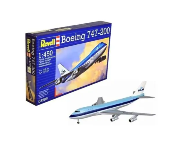 Boeing 747 Macheta de asamblat din plastic - Model Clasic USA 1969, Scara 1:450