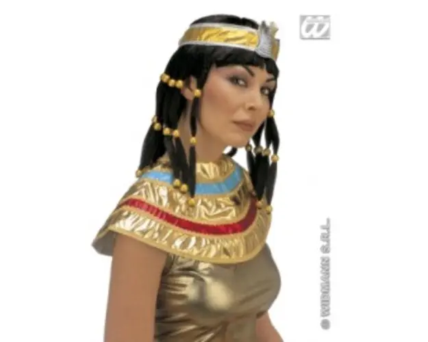 Peruca si guler Cleopatra - Set accesorii carnaval