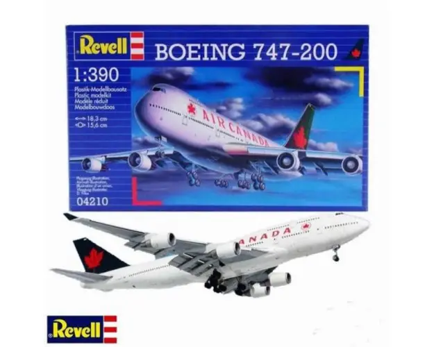 Boeing 747-200 Macheta de Asamblat din Plastic - Model USA 1969, Scara 1:390, Revell 4210