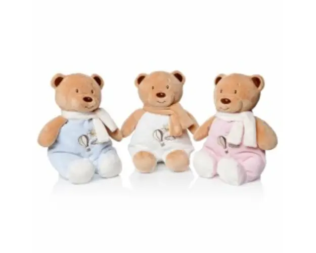 Plus Bebelusi Ursulet 28 cm cu zornaitoare (3 culori) - Artesavi