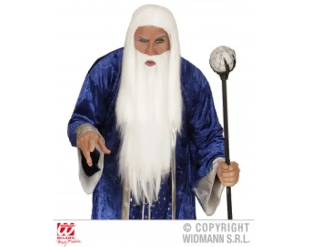 Peruca si barba vrajitor