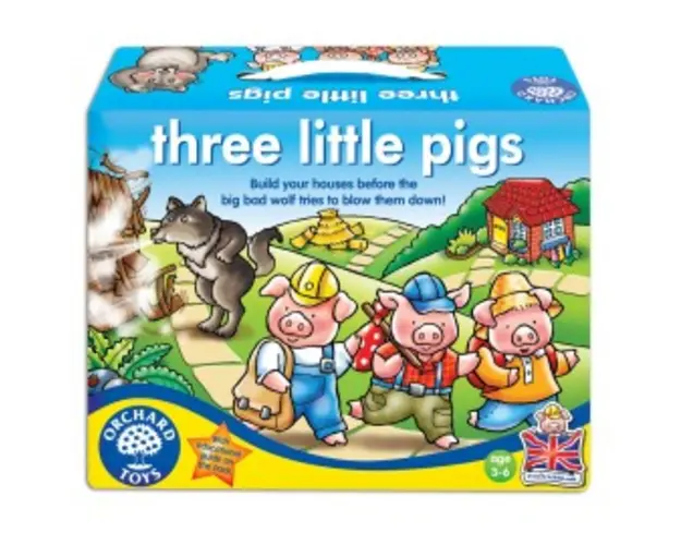 Joc de societate Cei trei purcelusi THREE LITTLE PIGS