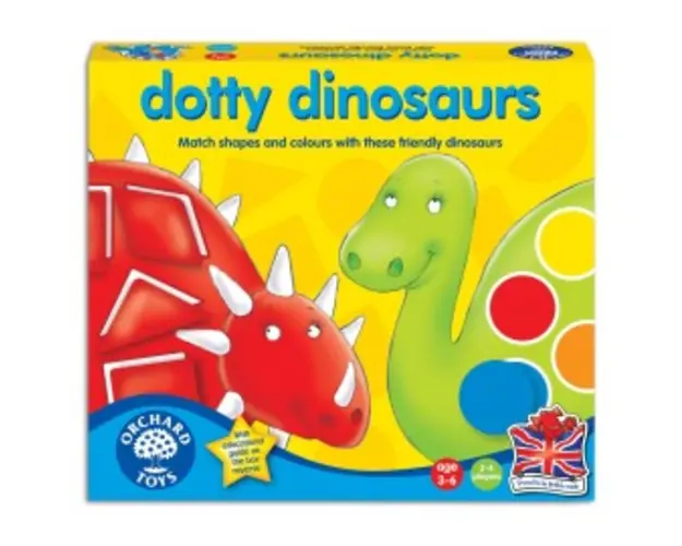 Joc educativ Dinozaurii cu pete DOTTY DINOSAURS