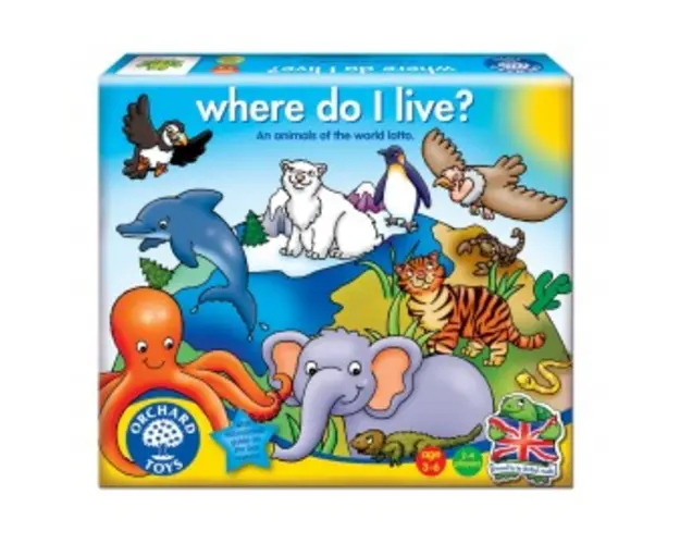 Joc educativ loto Habitate WHERE DO I LIVE