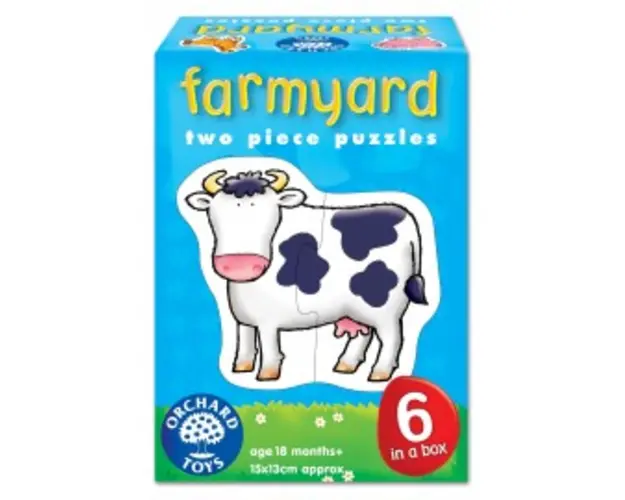 Set 6 puzzle Ferma (2 piese) FARMYARD
