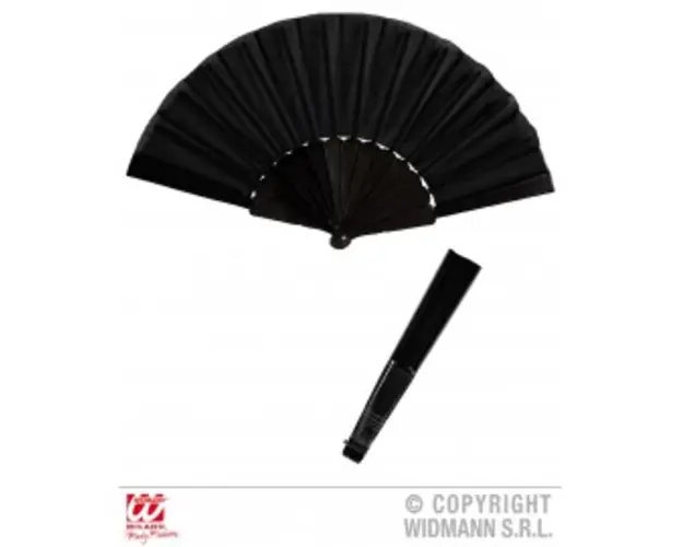 Evantai negru 23 cm