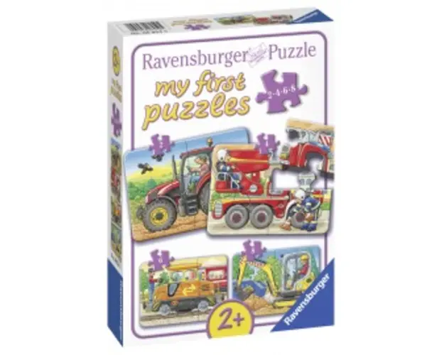 Primul meu puzzle utilaje agricole 2468 piese
