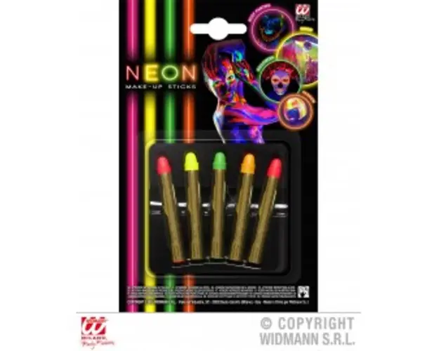 Set 5 creioane neon