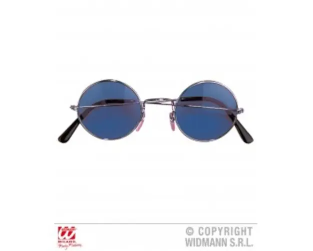 Ochelari hippie albastri Widmann Italia 67327