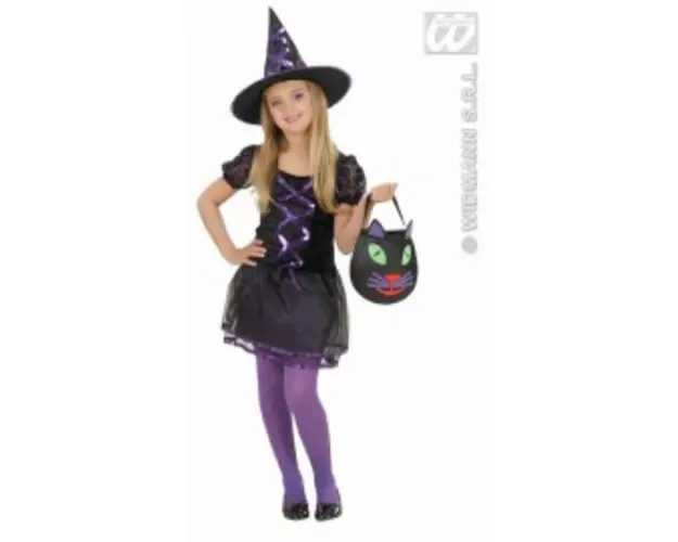 Costum carnaval copii Vrajitoare Ribbon Witch