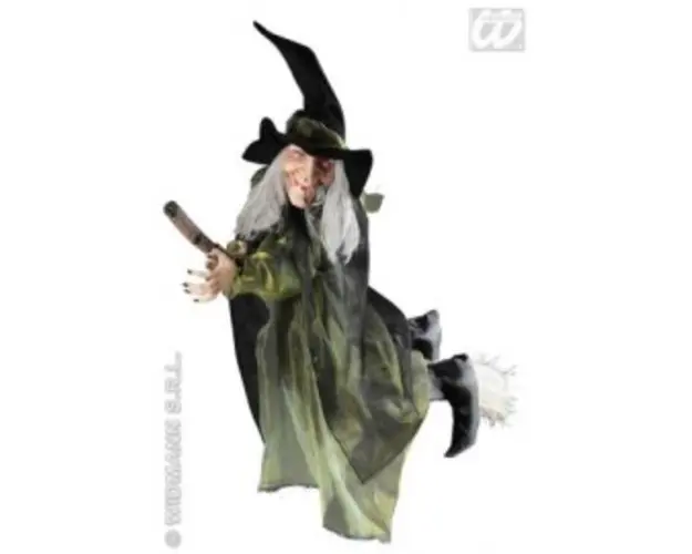 Decor Halloween - Vrajitoare cu matura