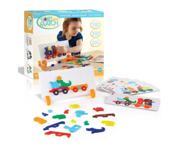 Animal Train, joc magnetic de sortare, Guidecraft