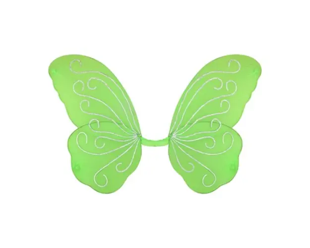 Aripi fluture verzi glitter