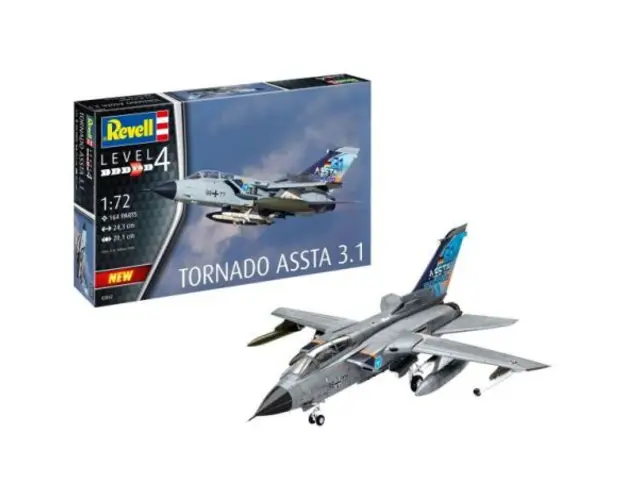 Macheta Avion de lupta Tornado ASSTA 3.1 Revell 03842, scara 1:72