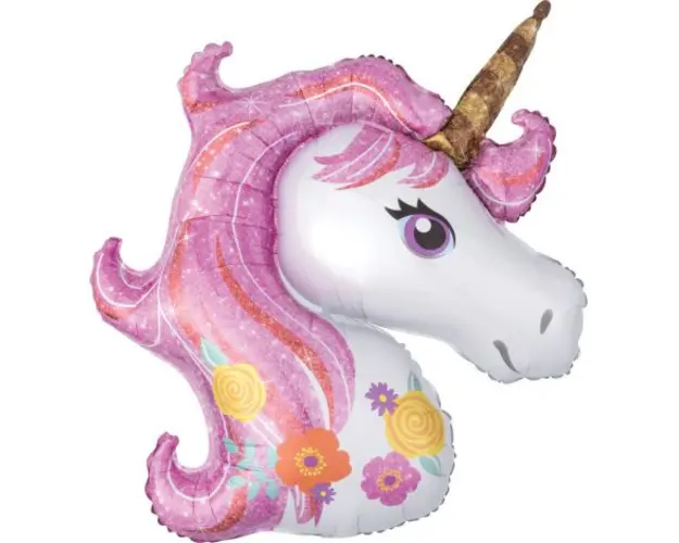 Balon folie supershape unicorn 80 cm