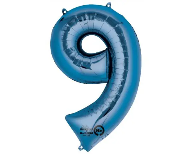 Balon super shape blue 9