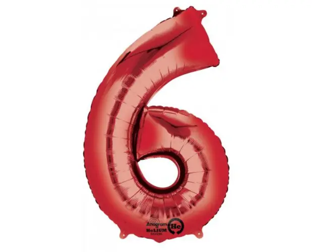 Balon super shape rosu 6