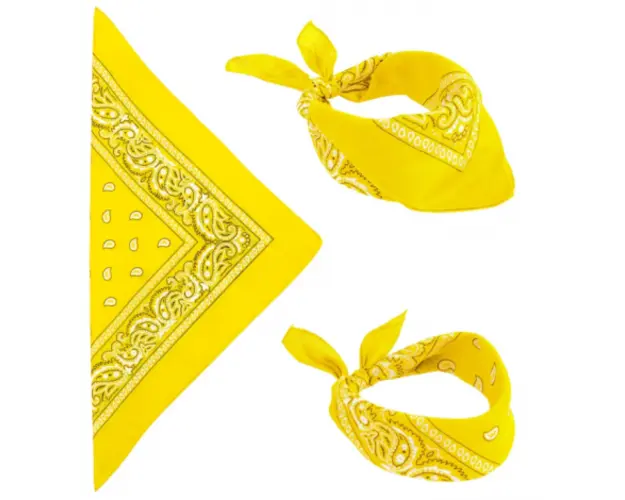 Bandana galbena