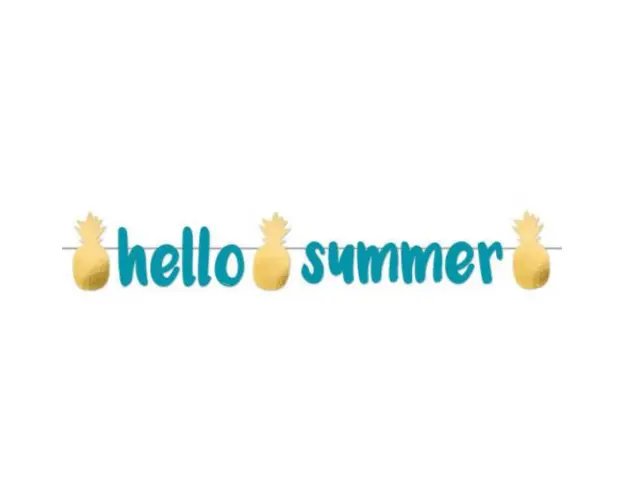 Banner hello summer 90 cm