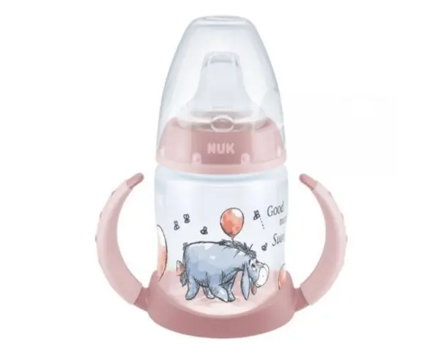 Biberon Nuk Learner First Choice Control Temperatura 150 ml Eeyore Roz 6-18 luni