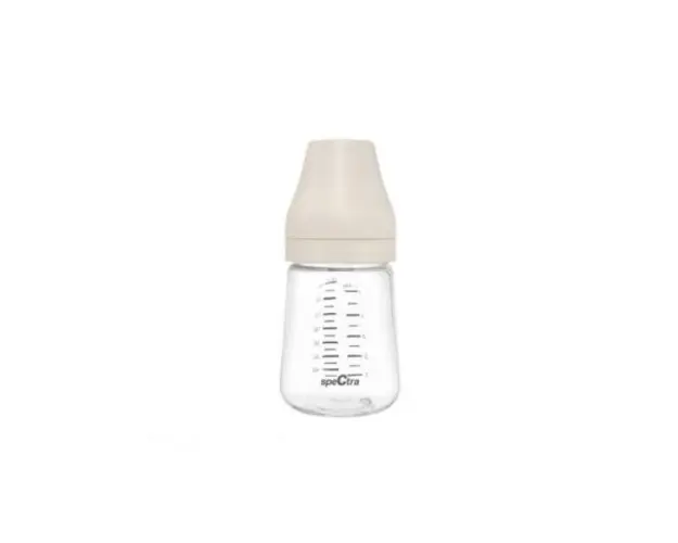 Biberon pa anticolici premium cu tetina s, crem (160 ml)