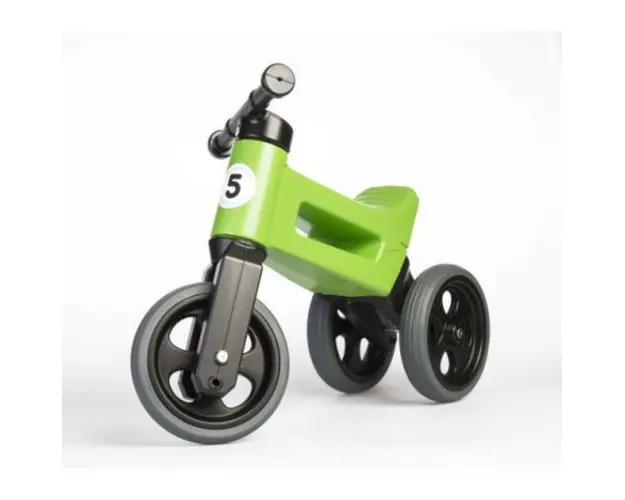 Bicicleta fara pedale Funny Wheels RIDER SPORT 2 in 1 Green