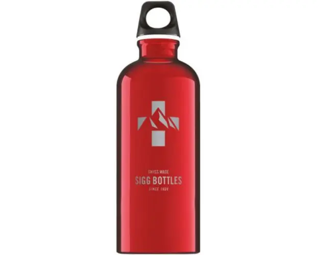 Bidon din aluminiu Mountain Red, 0.6l