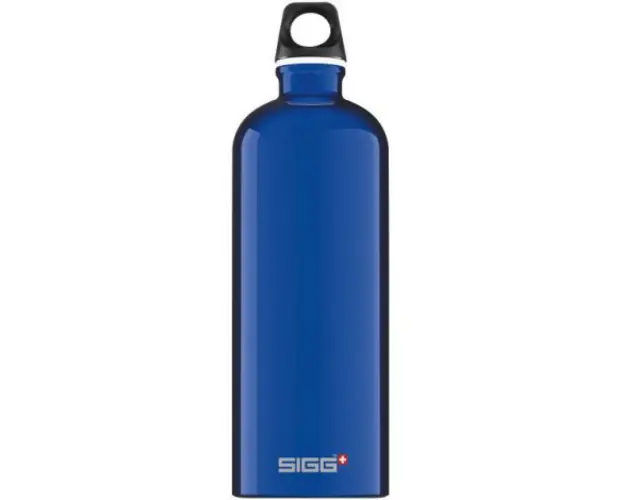 Bidon din aluminiu Traveller Dark Blue, 1l
