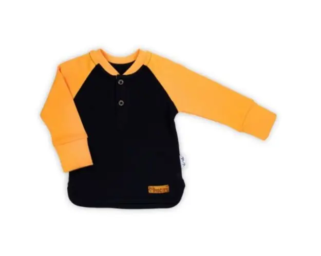 Bluza cu maneca lunga (181138) Colectia Big Trucks Neagra Galbena Marimea 74