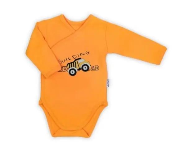 Body cu maneca lunga (181098) Colectia Big Trucks 2021 Galben Marimea 56