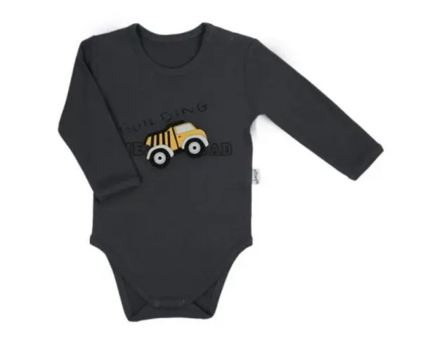 Body cu maneca lunga (181101) Colectia Big Trucks Grafit Marimea 86