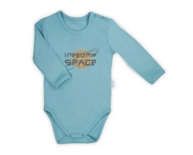 Body cu maneca lunga (182101) Nicol Star Albastru Marimea 80