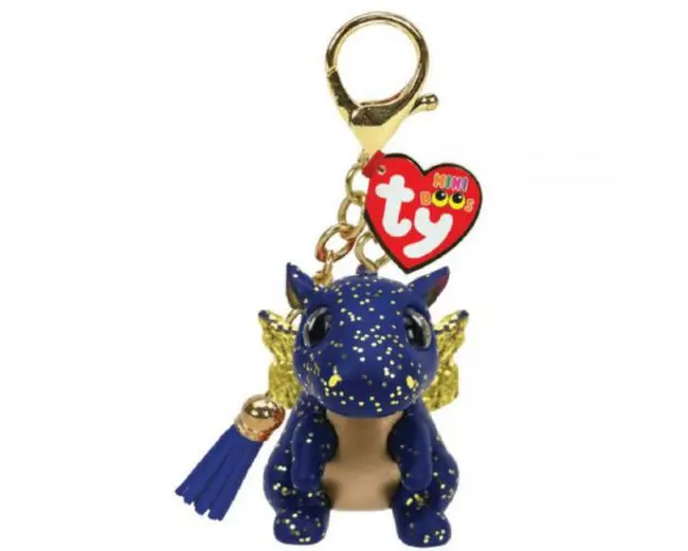 Breloc Mini Boos dragonul SAFFIRE (6.5 cm) - Ty