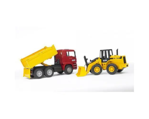 BRUDER - CAMION MAN TGA SI INCARCATOR ARTICULAT FR 130
